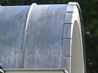 <h1>Dakkapel en ronde entree zink Bilthoven</h1>