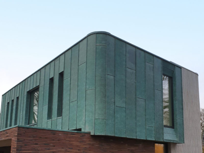 Gevelbekleding Koper Doorn