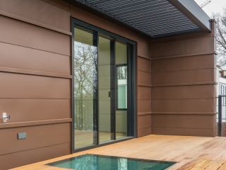 <h1>Gevelbekleding Gepatineerd zink</h1>