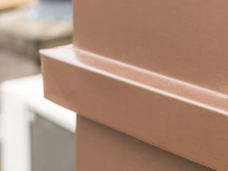 <h1>Gevelbekleding Gepatineerd zink</h1>