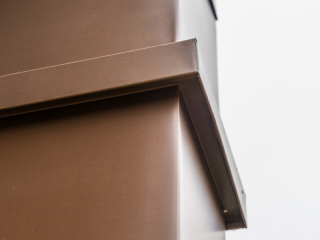 <h1>Gevelbekleding Gepatineerd zink</h1>