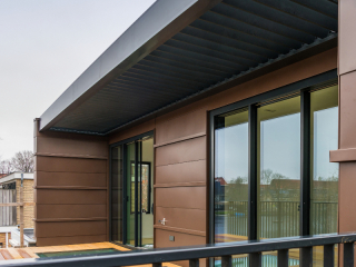 <h1>Gevelbekleding Gepatineerd zink</h1>