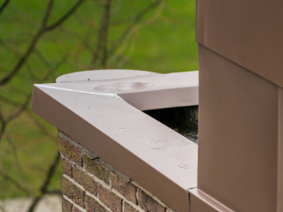 <h1>Gevelbekleding Gepatineerd zink</h1>