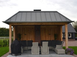 <h1>Veranda met zinken dak</h1>